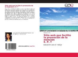 Sitio web que facilite la promoción de la mención E. P. T