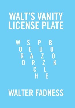 Walt's Vanity License Plate