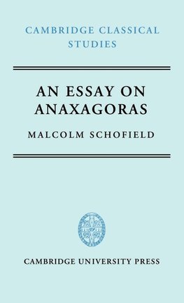 An Essay on Anaxagoras