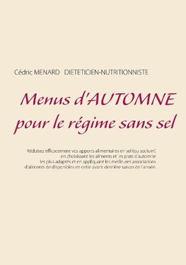 Menus d'automne pour le régime sans sel