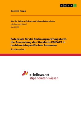 Potenziale für die Rechnungsprüfung durch die Anwendung des Standards EDIFACT in buchhandelsspezifischen Prozessen