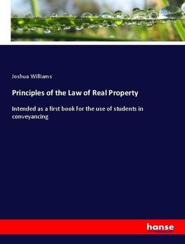 Principles of the Law of Real Property