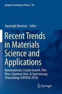 Recent Trends in Materials Science and Applications