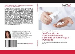 Verificación del Funcionamiento de sistemas de Aire y Agua Purificada