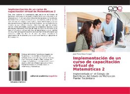 Implementación de un curso de capacitación virtual de Matemáticas 2