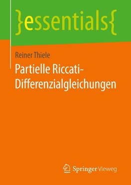 Partielle Riccati-Differenzialgleichungen