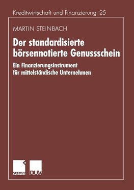 Der standardisierte börsennotierte Genussschein