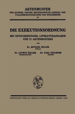 Die Exekutionsordnung