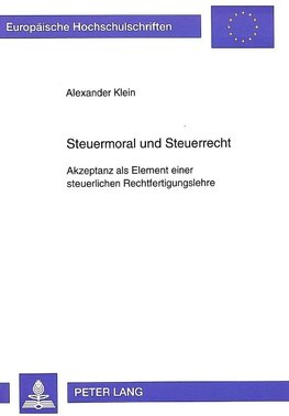 Steuermoral und Steuerrecht