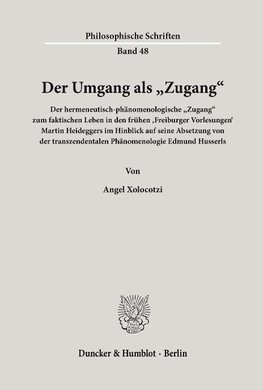 Der Umgang als "Zugang«.