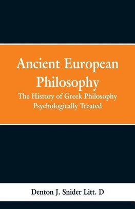 Ancient European Philosophy