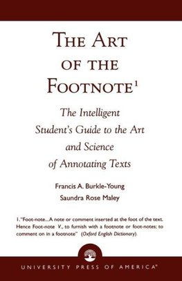 The Art of the Footnote