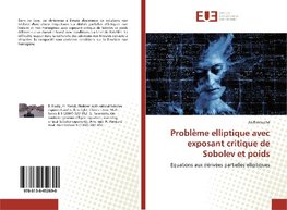 Problème elliptique avec exposant critique de Sobolev et poids