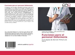 Funciones para el personal Enfermería