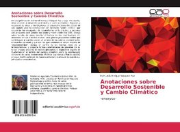 Anotaciones sobre Desarrollo Sostenible y Cambio Climático