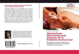 Metabolismo Hidrocarbonado después de la Diabetes Gestacional