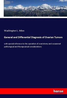 General and Differential Diagnosis of Ovarian Tumors