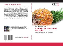 Control de caracoles en piña