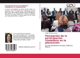 Percepción de la participación ciudadana en la planeación