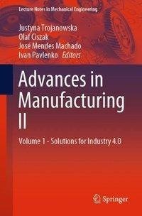 Advances in Manufacturing II