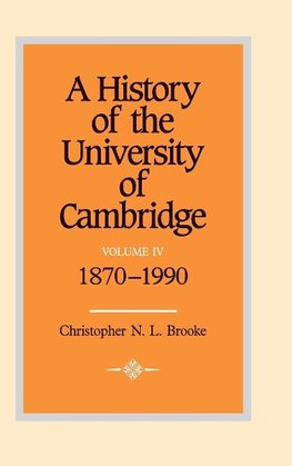 A History of the University of Cambridge