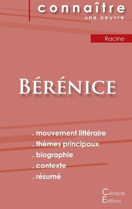 Fiche de lecture Bérénice de Racine (Analyse littéraire de référence et résumé complet)