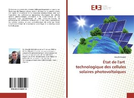 État de l'art technologique des cellules solaires photovoltaïques