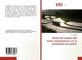 Étude de l'impact des fortes températures sur la production du pêcher