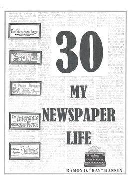 30 - My Newspaper Life