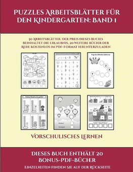 Vorschulisches Lernen (Puzzles Arbeitsblätter für den Kindergarten