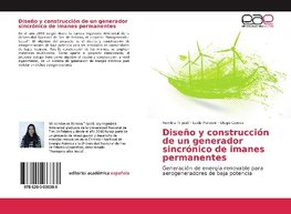 Diseño y construcción de un generador sincrónico de imanes permanentes