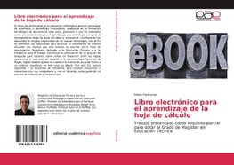 Libro electrónico para el aprendizaje de la hoja de cálculo