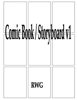 Comic Book / Storyboard v1