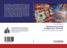 Performance based budgeting in America