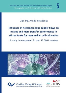 Influence of heterogeneous bubbly flows on mixing and mass transfer performance in stirred tanks for mammalian cell cultivation. A study in transparent 3 L and 12 000 L reactors