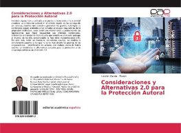 Consideraciones y Alternativas 2.0 para la Protección Autoral