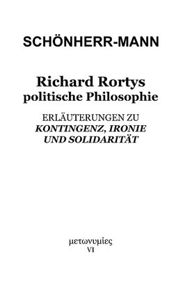 Richard Rortys politische Philosophie