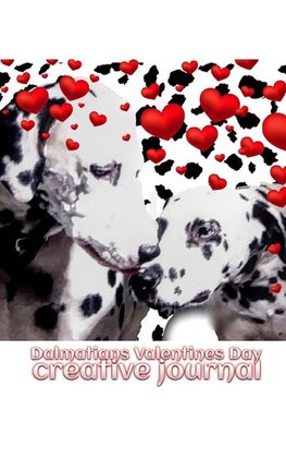 Dalmatians  Valentine's  Day  Creative  Blank Journal