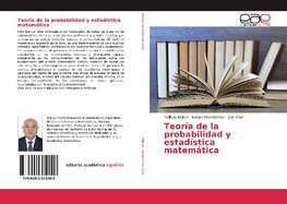 Teoría de la probabilidad y estadística matemática