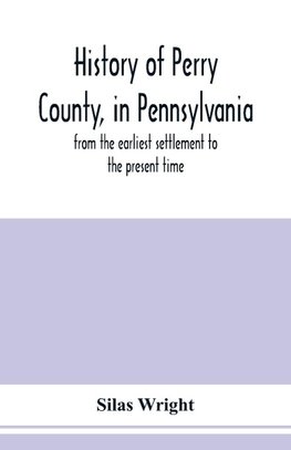 History of Perry County, in Pennsylvania