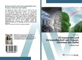 Klimawandel und Verwundbarkeit von Frauen: Stimmen der Opfer