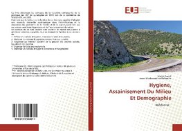 Hygiene,Assainisement Du Milieu Et Demographie