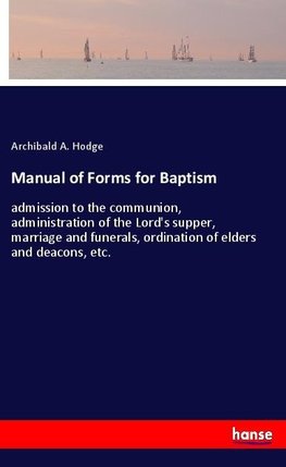 Manual of Forms for Baptism