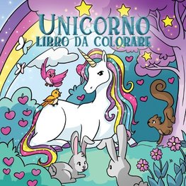 Unicorno libro da colorare