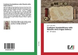 Tradizioni Humboldtiane nella filosofia della lingua tedesca