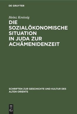 Die sozialökonomische Situation in Juda zur Achämenidenzeit