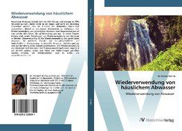 Wiederverwendung von häuslichem Abwasser