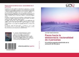 Pasos hacia la democracia: racionalidad de 3 personas