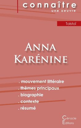 Fiche de lecture Anna Karénine de Léon Tolstoï (analyse littéraire de référence et résumé complet)