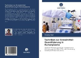 Techniken zur Arzneimittel-Quantifizierung in Humanplasma